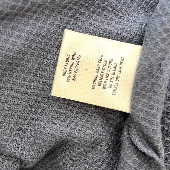 Tracksmith Women's Fells Henley Blue Gray - Picture 3 of 7